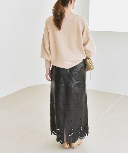 SHIPS / シップス ニット・セーター | quaranciel:〈手洗い可能〉AQUA カシミヤ ミックス ボートネック ロングリブ パフ ニット | 詳細20