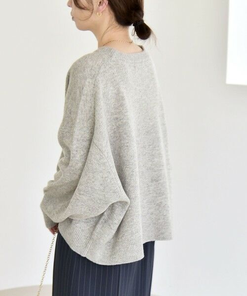 SHIPS / シップス ニット・セーター | 《一部追加予約》quaranciel:〈手洗い可能〉AQUA カシミヤ ミックス ドルマン ニット 25AW | 詳細6