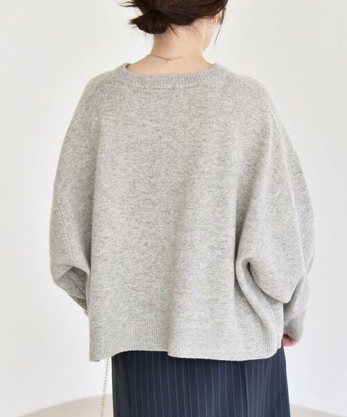 SHIPS / シップス ニット・セーター | 《一部追加予約》quaranciel:〈手洗い可能〉AQUA カシミヤ ミックス ドルマン ニット 25AW | 詳細7