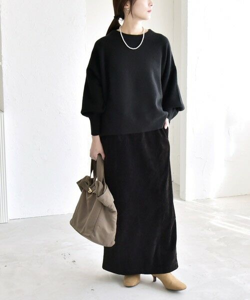 SHIPS / シップス ニット・セーター | quaranciel:〈手洗い可能〉AQUA カシミヤ ミックス ドルマン ニット 25AW | 詳細1