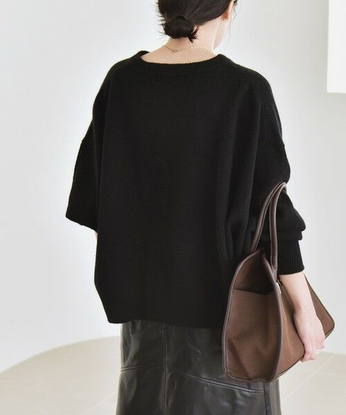 SHIPS / シップス ニット・セーター | quaranciel:〈手洗い可能〉AQUA カシミヤ ミックス ドルマン ニット 25AW | 詳細10