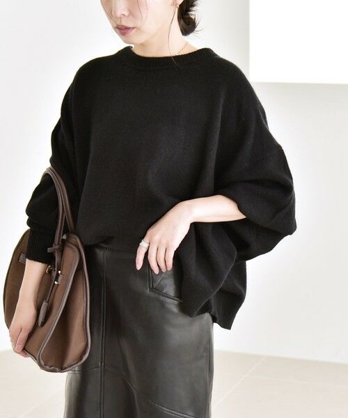 SHIPS / シップス ニット・セーター | quaranciel:〈手洗い可能〉AQUA カシミヤ ミックス ドルマン ニット 25AW | 詳細9