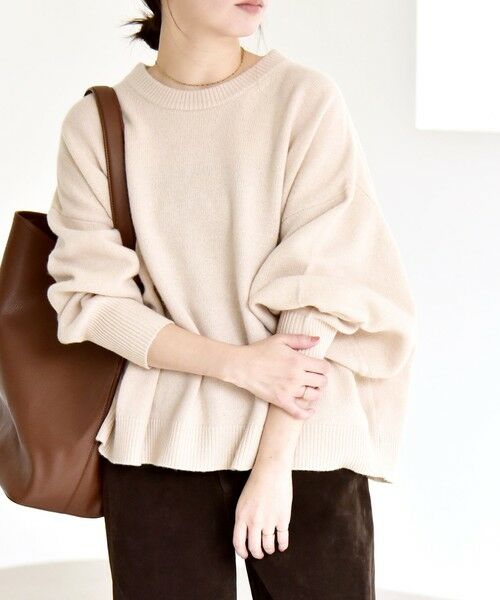 SHIPS / シップス ニット・セーター | quaranciel:〈手洗い可能〉AQUA カシミヤ ミックス ドルマン ニット 25AW | 詳細15