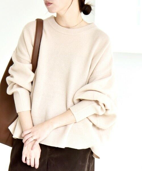 SHIPS / シップス ニット・セーター | quaranciel:〈手洗い可能〉AQUA カシミヤ ミックス ドルマン ニット 25AW | 詳細16