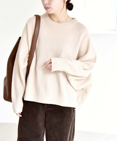 SHIPS / シップス ニット・セーター | quaranciel:〈手洗い可能〉AQUA カシミヤ ミックス ドルマン ニット 25AW | 詳細19