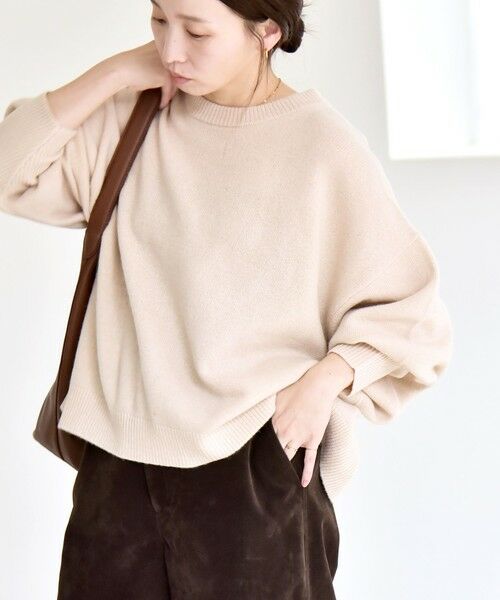 SHIPS / シップス ニット・セーター | quaranciel:〈手洗い可能〉AQUA カシミヤ ミックス ドルマン ニット 25AW | 詳細20