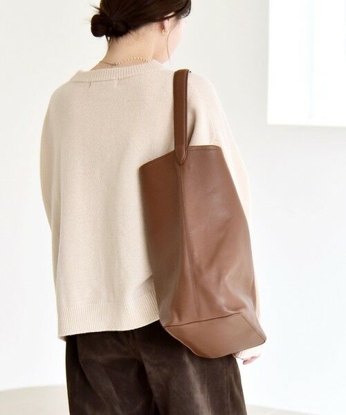 SHIPS / シップス ニット・セーター | 《一部追加予約》quaranciel:〈手洗い可能〉AQUA カシミヤ ミックス ドルマン ニット 25AW | 詳細27