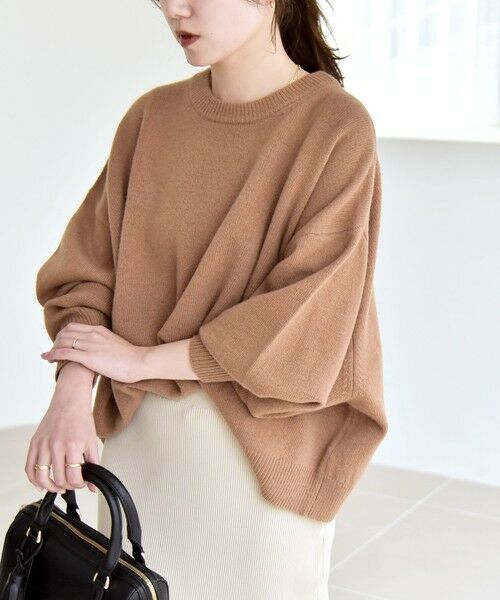 SHIPS / シップス ニット・セーター | quaranciel:〈手洗い可能〉AQUA カシミヤ ミックス ドルマン ニット 25AW | 詳細24