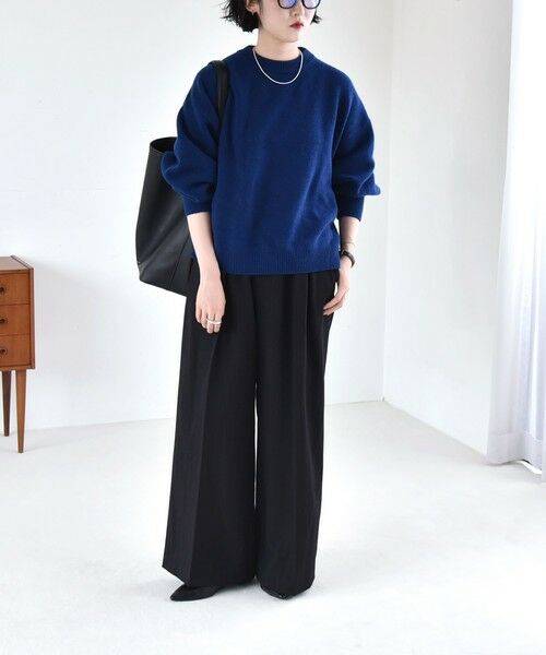 SHIPS / シップス ニット・セーター | quaranciel:〈手洗い可能〉AQUA カシミヤ ミックス ドルマン ニット 25AW | 詳細27