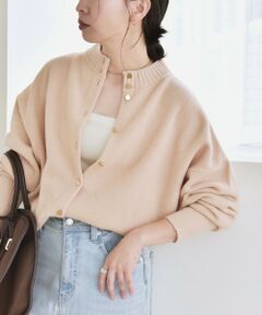 SHIPS / シップス カーディガン・ボレロ | 《一部追加予約》quaranciel: AQUA カシミヤ ミックス 2way ハイネック カーディガン