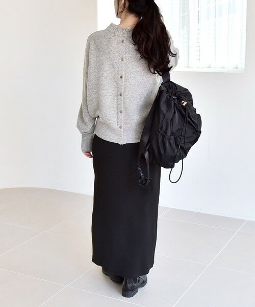 SHIPS / シップス カーディガン・ボレロ | 《一部追加予約》quaranciel: AQUA カシミヤ ミックス 2way ハイネック カーディガン | 詳細2