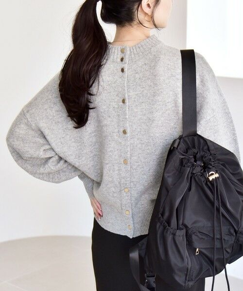 SHIPS / シップス カーディガン・ボレロ | 《一部追加予約》quaranciel: AQUA カシミヤ ミックス 2way ハイネック カーディガン | 詳細6