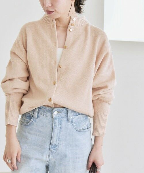 SHIPS / シップス カーディガン・ボレロ | 《一部追加予約》quaranciel: AQUA カシミヤ ミックス 2way ハイネック カーディガン | 詳細16