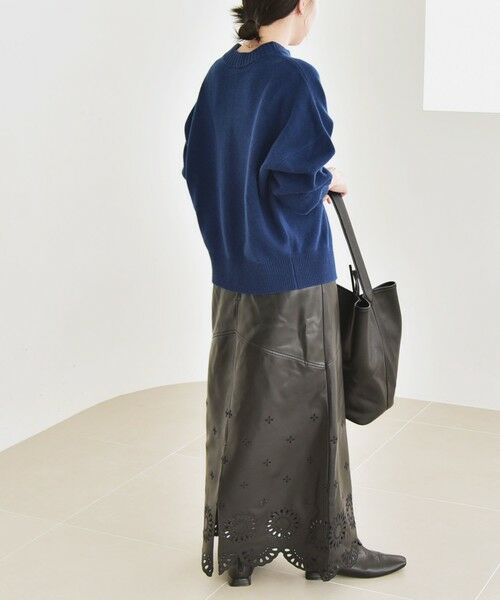 SHIPS / シップス カーディガン・ボレロ | 《一部追加予約》quaranciel: AQUA カシミヤ ミックス 2way ハイネック カーディガン | 詳細21