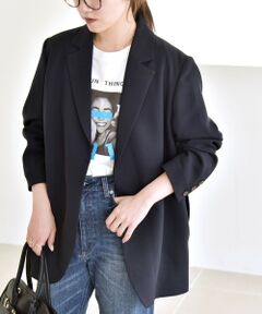 SHIPS / シップス テーラードジャケット | quaranciel:〈洗濯機可能〉ダブルクロス ベルト デザイン 3way テーラード ジャケット