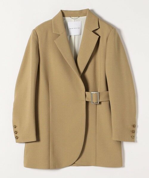 SHIPS / シップス テーラードジャケット | quaranciel:〈洗濯機可能〉ダブルクロス ベルト デザイン 3way テーラード ジャケット | 詳細13