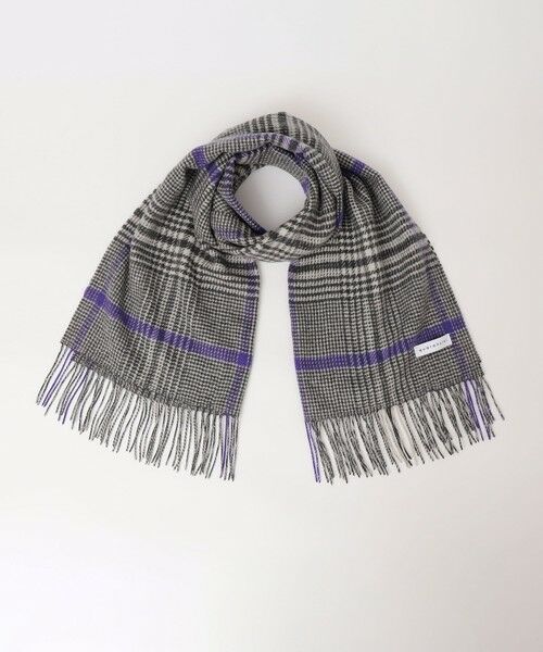 SHIPS / シップス マフラー・ショール・スヌード・ストール | quaranciel: カシミヤ ミックス チェック ストール 25AW | 詳細5