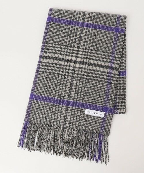 SHIPS / シップス マフラー・ショール・スヌード・ストール | quaranciel: カシミヤ ミックス チェック ストール 25AW | 詳細6