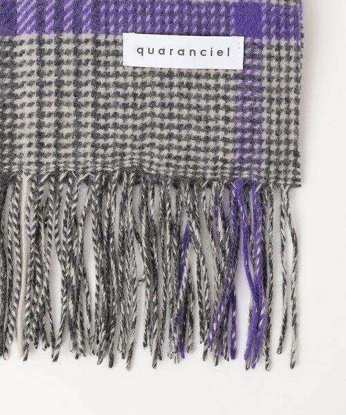 SHIPS / シップス マフラー・ショール・スヌード・ストール | quaranciel: カシミヤ ミックス チェック ストール 25AW | 詳細7