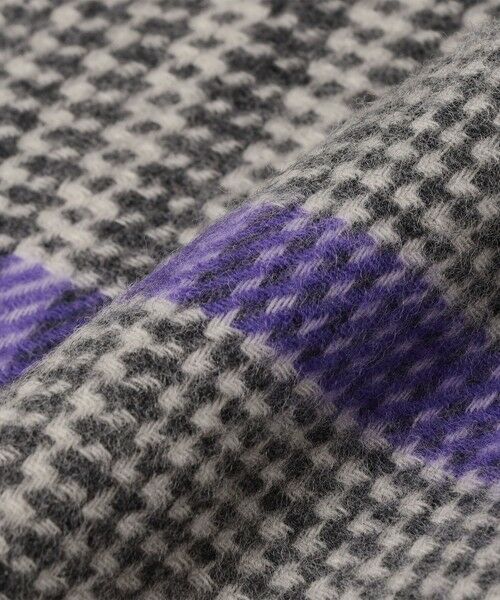 SHIPS / シップス マフラー・ショール・スヌード・ストール | quaranciel: カシミヤ ミックス チェック ストール 25AW | 詳細8