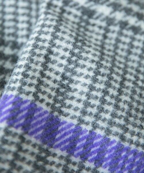 SHIPS / シップス マフラー・ショール・スヌード・ストール | quaranciel: カシミヤ ミックス チェック ストール 25AW | 詳細3