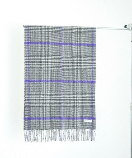 SHIPS / シップス マフラー・ショール・スヌード・ストール | quaranciel: カシミヤ ミックス チェック ストール 25AW | 詳細4