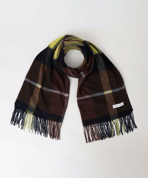 SHIPS / シップス マフラー・ショール・スヌード・ストール | quaranciel: カシミヤ ミックス チェック ストール 25AW | 詳細14