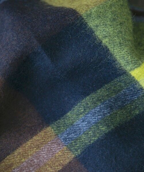 SHIPS / シップス マフラー・ショール・スヌード・ストール | quaranciel: カシミヤ ミックス チェック ストール 25AW | 詳細12