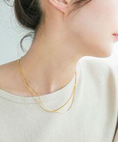 SHIPS / シップス ネックレス・ペンダント・チョーカー | quaranciel: 2連 チェーン ネックレス