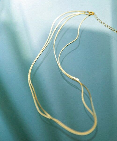 SHIPS / シップス ネックレス・ペンダント・チョーカー | quaranciel: 2連 チェーン ネックレス | 詳細8