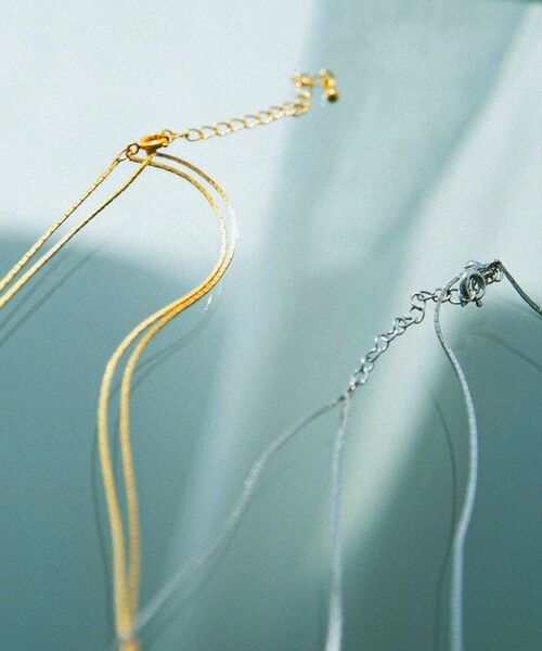 SHIPS / シップス ネックレス・ペンダント・チョーカー | quaranciel: 2連 チェーン ネックレス | 詳細10