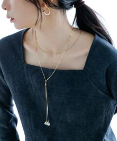 SHIPS / シップス ネックレス・ペンダント・チョーカー | quaranciel: ミニ 淡水パール フラワーデザイン ネックレス