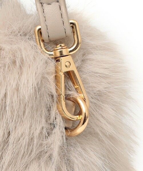 SHIPS / シップス ショルダーバッグ | 《追加予約》SHIPS any: 2WAY フェイクファー ギャザー ショルダー バッグ | 詳細18