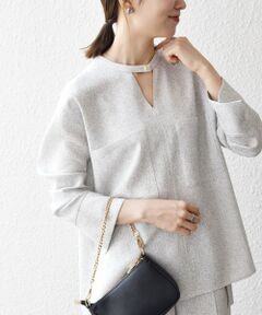 SHIPS / シップス シャツ・ブラウス | SHIPS any:〈洗濯機可能〉ツイード ライク オーバー ブラウス［NAVY BLUE］