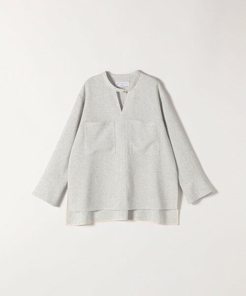 SHIPS / シップス シャツ・ブラウス | SHIPS any:〈洗濯機可能〉ツイード ライク オーバー ブラウス［NAVY BLUE］ | 詳細11