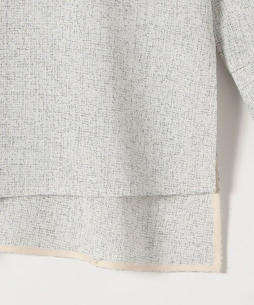 SHIPS / シップス シャツ・ブラウス | SHIPS any:〈洗濯機可能〉ツイード ライク オーバー ブラウス［NAVY BLUE］ | 詳細14