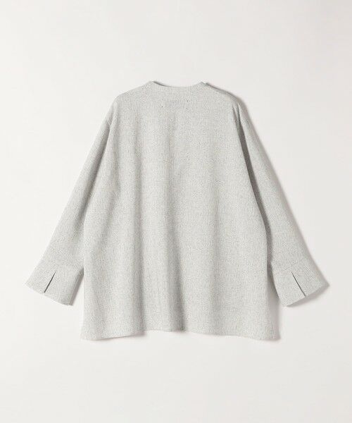 SHIPS / シップス シャツ・ブラウス | SHIPS any:〈洗濯機可能〉ツイード ライク オーバー ブラウス［NAVY BLUE］ | 詳細15