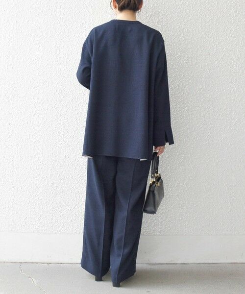 SHIPS / シップス シャツ・ブラウス | SHIPS any:〈洗濯機可能〉ツイード ライク オーバー ブラウス［NAVY BLUE］ | 詳細27