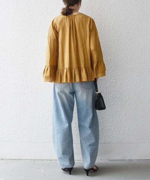 SHIPS / シップス シャツ・ブラウス | SHIPS any:〈洗濯機可能〉コットン モス ラッフル フリル キーネック ブラウス | 詳細22