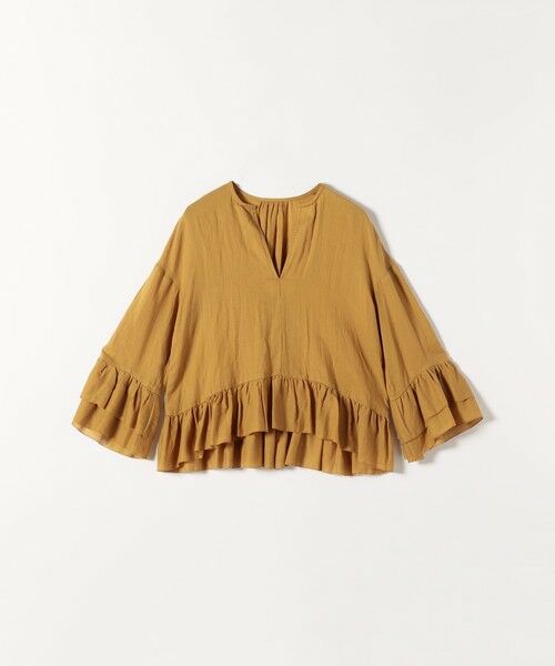 SHIPS / シップス シャツ・ブラウス | SHIPS any:〈洗濯機可能〉コットン モス ラッフル フリル キーネック ブラウス | 詳細27