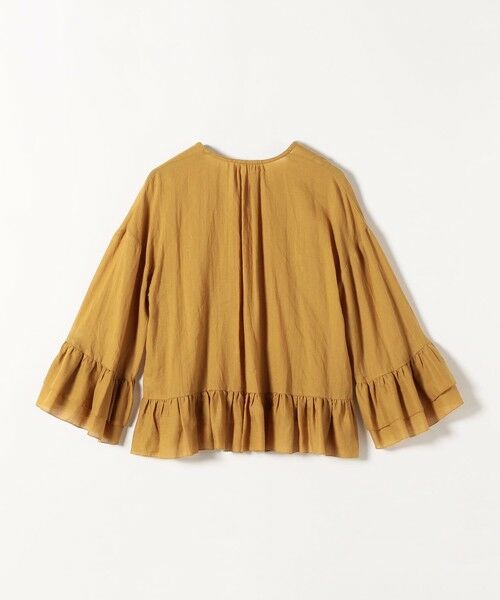 SHIPS / シップス シャツ・ブラウス | SHIPS any:〈洗濯機可能〉コットン モス ラッフル フリル キーネック ブラウス | 詳細30