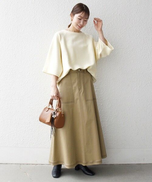 SHIPS / シップス カットソー | SHIPS any:〈手洗い可能〉サカリバ ラグランスリーブ プルオーバー | 詳細1