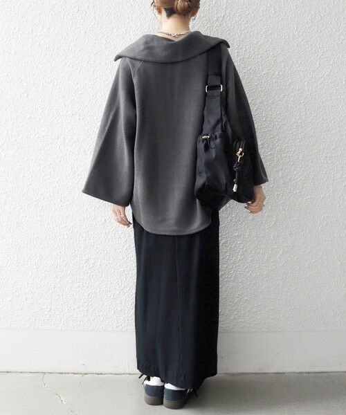 SHIPS / シップス カットソー | SHIPS any:〈手洗い可能〉サカリバ スキッパー ビッグカラー プルオーバー | 詳細12