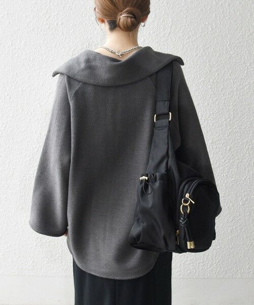 SHIPS / シップス カットソー | SHIPS any:〈手洗い可能〉サカリバ スキッパー ビッグカラー プルオーバー | 詳細17