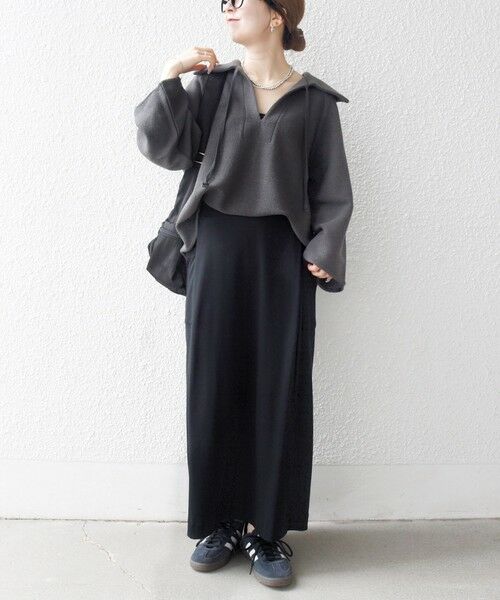 SHIPS / シップス カットソー | SHIPS any:〈手洗い可能〉サカリバ スキッパー ビッグカラー プルオーバー | 詳細11