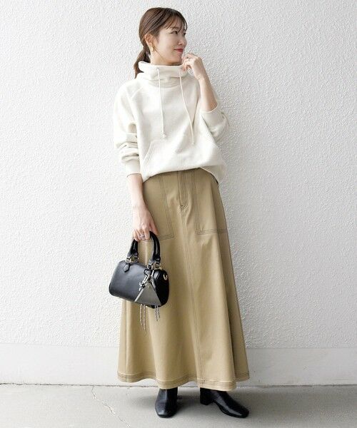 SHIPS / シップス カットソー | SHIPS any:〈洗濯機可能〉フリース ライク ハイネック プルオーバー | 詳細1