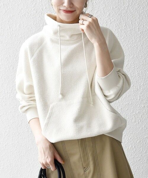 SHIPS / シップス カットソー | SHIPS any:〈洗濯機可能〉フリース ライク ハイネック プルオーバー | 詳細3