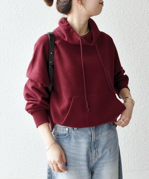 SHIPS / シップス カットソー | SHIPS any:〈洗濯機可能〉フリース ライク ハイネック プルオーバー | 詳細14