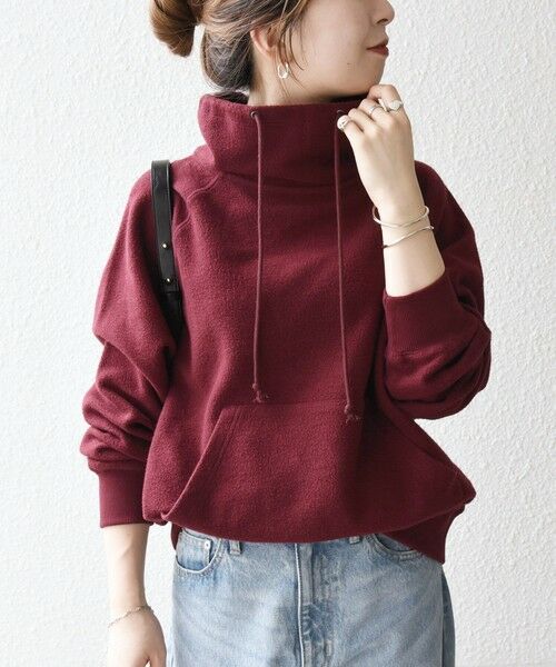 SHIPS / シップス カットソー | SHIPS any:〈洗濯機可能〉フリース ライク ハイネック プルオーバー | 詳細18