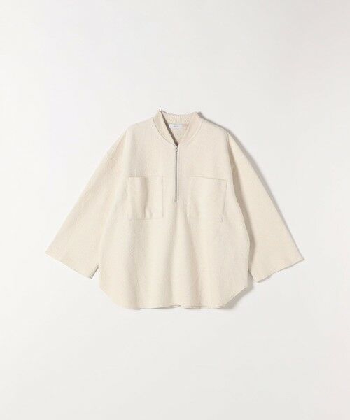 SHIPS / シップス カットソー | 《一部追加予約》SHIPS any:〈洗濯機可能〉フリース ライク ハーフジップ ポケット プルオーバー | 詳細8